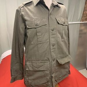 LL Bean Mens Medium Olive Green Jacket rn25052 USA